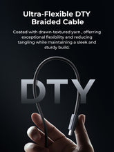 Load image into Gallery viewer, Aukey CB-DCC061/CB-DCC062 Circlet Blink 60W 1m/1.8m DTY Braided USB-C to USB-C Cable