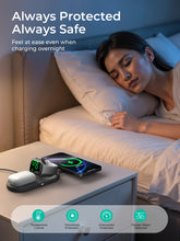 Load image into Gallery viewer, Aukey LC-MC313 MagFusion C 3-in-1 Qi2 Foldable Wireless Charging Station