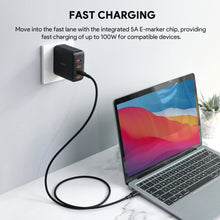 Load image into Gallery viewer, Aukey CB-SCC101/CB-SCC102 Circlet Blink 100W Silicone USB-C to USB-C Cable 1m/1.8m