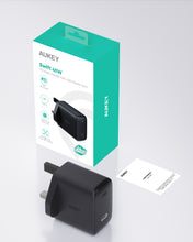 Load image into Gallery viewer, Aukey PA-F4 Swift 45W PD Wall Charger with GaN Power Tech - Supports Samsung Super Fast Charging 2.0