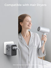 Load image into Gallery viewer, Aukey PA-TA13 Globe Reel 45W GaN Universal Adapter with Retractable Cable