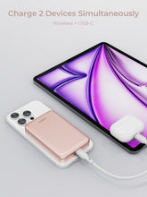 Load image into Gallery viewer, Aukey PB-MS08 MagFusion M Qi2 10000mAh Ultra Slim Magnetic Wireless Power Bank