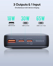 Load image into Gallery viewer, AUKEY PB-Y43 Sprint X 20K 65W 20000mAh Portable Power Bank with Digital Display PD3.0