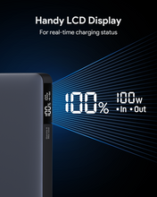 Load image into Gallery viewer, Aukey PB-Y44 Sprint X 20K 100W 20000mAh Laptop Power Bank with PD3.0 - Gray