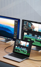 Load image into Gallery viewer, Aukey CB-TCC241 Hyper Link CC 240W USB4 Gen 3 USB-C to C Cable 0.8m - Black