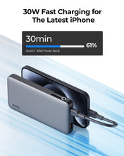 Load image into Gallery viewer, Aukey PB-Y41 Sprint X 10K 30W 10000mAh Portable Power Bank with PD 3.0 - Gray