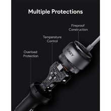 Load image into Gallery viewer, Aukey CC-P2 Pathfinder Sling 75W Fast Charging Car Charger with Built-in Cable