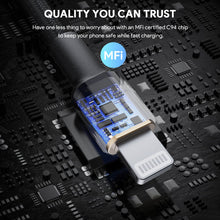 Load image into Gallery viewer, AUKEY CB-KCL1/CB-KCL2 Circlet CL Nylon Braided USB-C to Lightning Cable (1/1.8m)