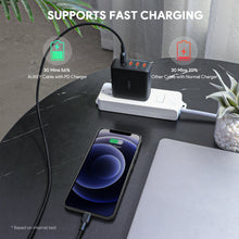 Load image into Gallery viewer, AUKEY CB-KCL1/CB-KCL2 Circlet CL Nylon Braided USB-C to Lightning Cable (1/1.8m)