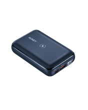Load image into Gallery viewer, Aukey PB-WL01S 20W 10000mAH PD Wireless Charging w Kickstand Powerbank Portable Charger iPhone 12 Samsung Note S10