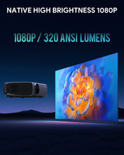 Load image into Gallery viewer, AUKEY RD-870S Cinex S Lite Full HD 1080P Wi-Fi LED Projector with Support Smartphone Screen Sync HDMI