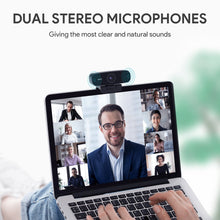 Load image into Gallery viewer, PC-W3 Impression 1080P Full HD Webcam With Dual Stereo Microphones For Online Meeting, Streaming