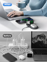Load image into Gallery viewer, Aukey LC-MC313 MagFusion C 3-in-1 Qi2 Foldable Wireless Charging Station
