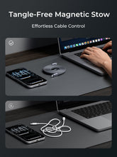 Load image into Gallery viewer, Aukey CB-DCC075 Circlet Blink 60W 1m DTY Braided USB-C to USB-C Magnetic Cable
