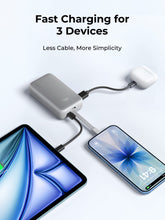 Load image into Gallery viewer, [CCC Certified] Aukey PB-Y61 Spark Sling 30W 10000mAh Fast Charging Powerbank with Built-in Type-C Cable
