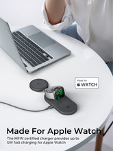 Load image into Gallery viewer, Aukey LC-MC313 MagFusion C 3-in-1 Qi2 Foldable Wireless Charging Station
