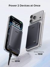 Load image into Gallery viewer, [3C | CCC Certified] Aukey PB-MS16 MagFusion Vista Qi2 10000mAh 30W Magnetic Wireless Fast Charging Power Bank
