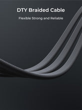 Load image into Gallery viewer, Aukey CB-DCC145 Circlet Blink 140W 1m DTY Braided USB-C to USB-C Magnetic Cable
