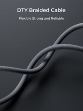 Load image into Gallery viewer, Aukey CB-DCC141 / CB-DCC142 CB-Circlet Blink 140W 1m/2m 2-in-1 DTY Braided USB-C to USB-C Cable
