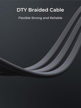 Load image into Gallery viewer, Aukey CB-DCC075 Circlet Blink 60W 1m DTY Braided USB-C to USB-C Magnetic Cable
