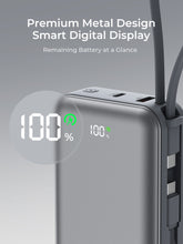 Load image into Gallery viewer, Aukey PB-Y92 Swivel Mini 20000mAh 35W Power Bank with Dual Built-in USB-C Cables
