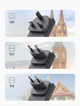 Load image into Gallery viewer, Aukey PA-C4 Comet Slim 67W GaN PD Wall Charger w/ EU UK TH Interchangeable Plugs

