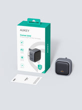 Load image into Gallery viewer, Aukey PA-C1 Comet Super Compact 30W PD GaN Wall Charger with PPS
