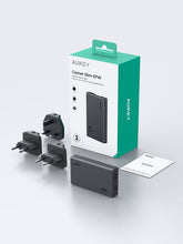Load image into Gallery viewer, Aukey PA-C4 Comet Slim 67W GaN PD Wall Charger w/ EU UK TH Interchangeable Plugs

