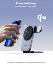 Load image into Gallery viewer, AUKEY LC-MC312 MagFusion Z Qi2 3-in-1 Foldable Magnetic Fast Wireless Charging Station
