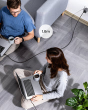 Load image into Gallery viewer, Aukey CB-DAC04 15W Circlet AC 1.8m DTY Braided Fast Charging Fast Data Transfer USB-A to USB-C Cable
