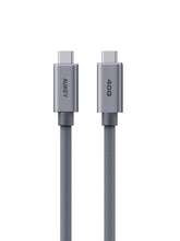 Load image into Gallery viewer, Aukey CB-DCC401 Circlet Mix 240W 40G 1m USB4 GEN3 40Gbps USB-C to USB-C Cable
