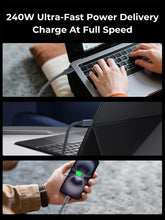 Load image into Gallery viewer, Aukey CB-DCC401 Circlet Mix 240W 40G 1m USB4 GEN3 40Gbps USB-C to USB-C Cable
