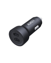 Load image into Gallery viewer, Aukey CC-Y23 Enduro Dual 65W 2-Port Car Charger - Black