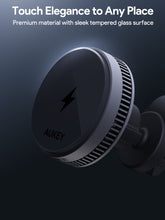 Load image into Gallery viewer, Aukey HD-MC13A MagFusion Dash Pro Qi2 Active Cooling Wireless Charging Phone Mount
