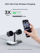 Load image into Gallery viewer, Aukey LC-MC411 MagFusion Titan 4-in-1 Qi2.2 Wireless Charger
