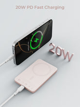 Load image into Gallery viewer, Aukey PB-MS07 MagFusion M Qi2 5000mAh Magnetic Wireless Power Bank
