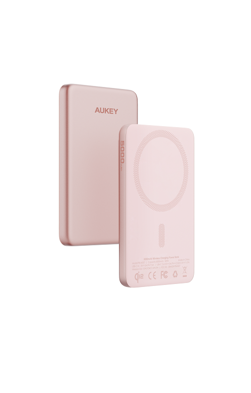 Aukey PB-MS07 MagFusion M Qi2 5000mAh Magnetic Wireless Power Bank