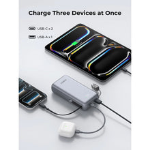 Load image into Gallery viewer, Aukey PB-Y94 Swivel Det 20000mAh 65W Fast Charging Power Bank with Detachable Cable
