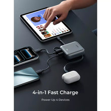Load image into Gallery viewer, Aukey PB-Y91 Swivel Mini 10000 mAh Power Bank with Dual Built-in USB-C Cables
