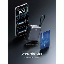 Load image into Gallery viewer, Aukey PB-Y91 Swivel Mini 10000 mAh Power Bank with Dual Built-in USB-C Cables
