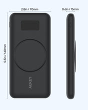 Load image into Gallery viewer, AUKEY PB-WL02i 10000MAH Magnetic Wireless Charging Power Bank