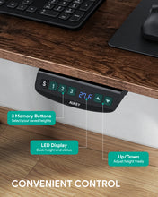Load image into Gallery viewer, SD-01 Dual Motors Height-Adjustable Electric Standing Desk With ANTI-COLLISION SYSTEM
